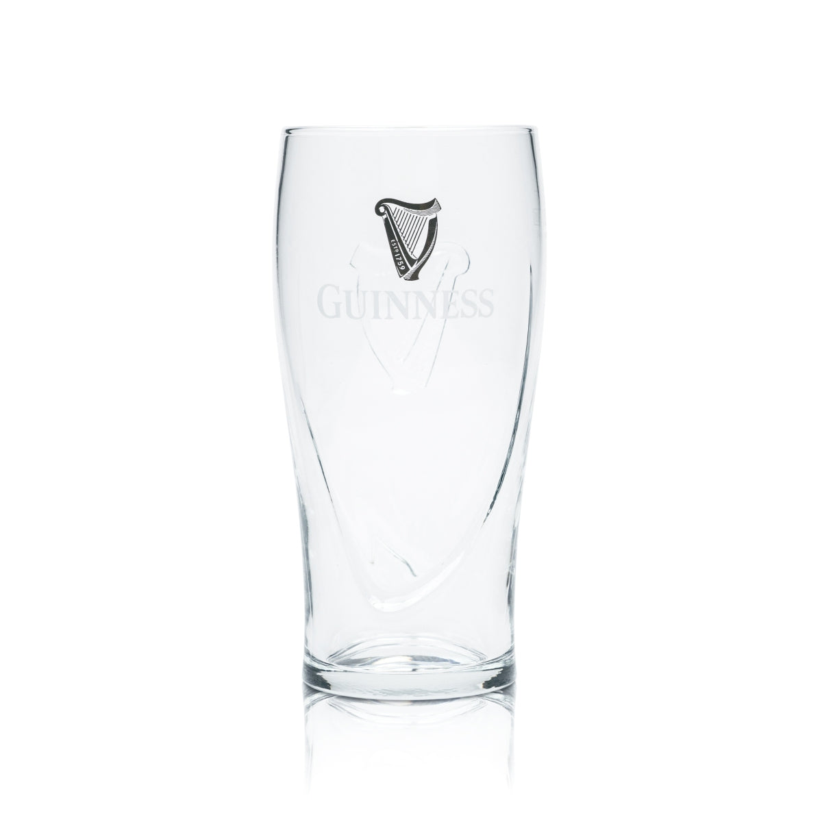 Set da 6 bicchieri Guinness da 0,5 l, bicchiere da pinta Gravity con rilievo a forma di arpa, Stout Irish – Vista 3