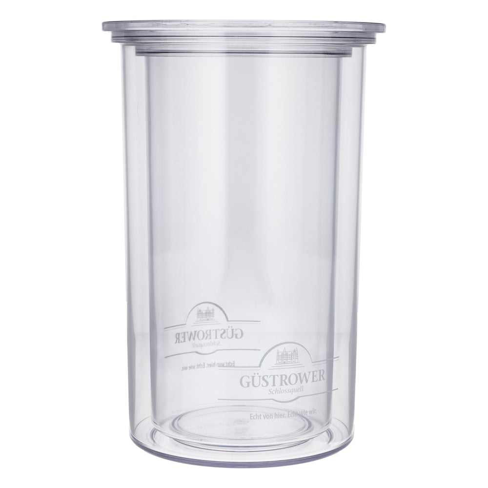 Güstrower Schlossquell Raffredda bottiglie in acrilico a doppia parete 0,7 l / 1,0 l