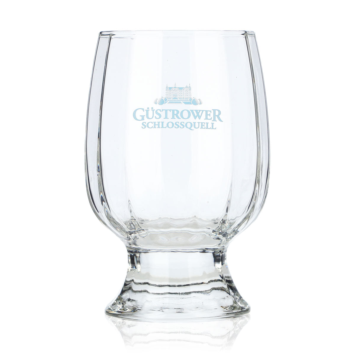 Güstrower Wasser Bicchieri da acqua 0,2 l Tulipano Tazza Rilievo