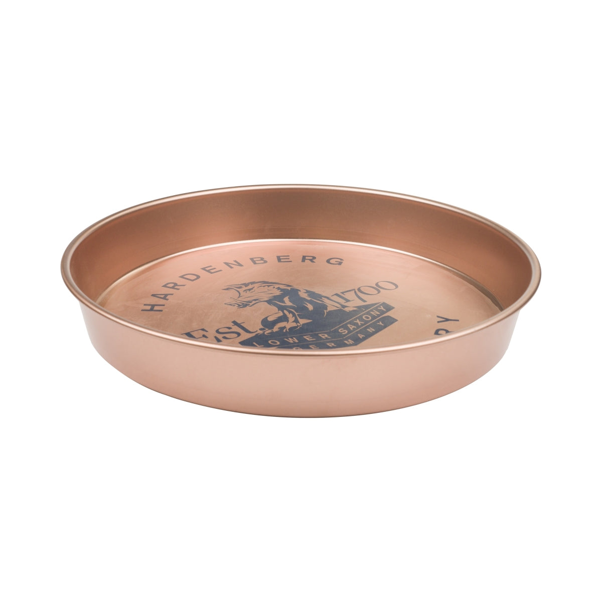 Hardenberg Vassoio 35 cm Vassoio di servizio in metallo Cameriere Gastronomia Bicchieri Rame Bar – Vista 3