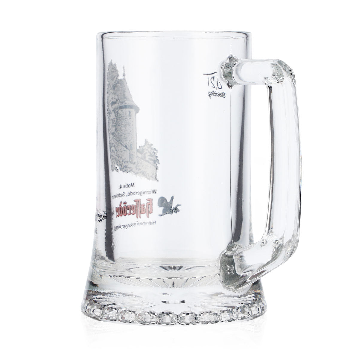 Bicchiere da birra Hasseröder, boccale da 0,2 l, motivo 4: Wernigerode, Schalenturm, Böckling – Vista 4