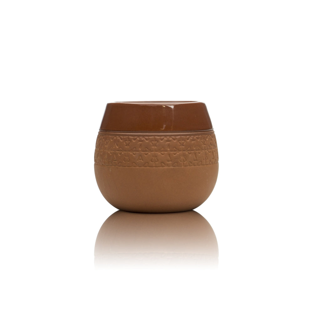 Havana Club Rum Bicchiere marrone in rilievo Tumbler Bicchieri da cocktail Bicchieri in ceramica