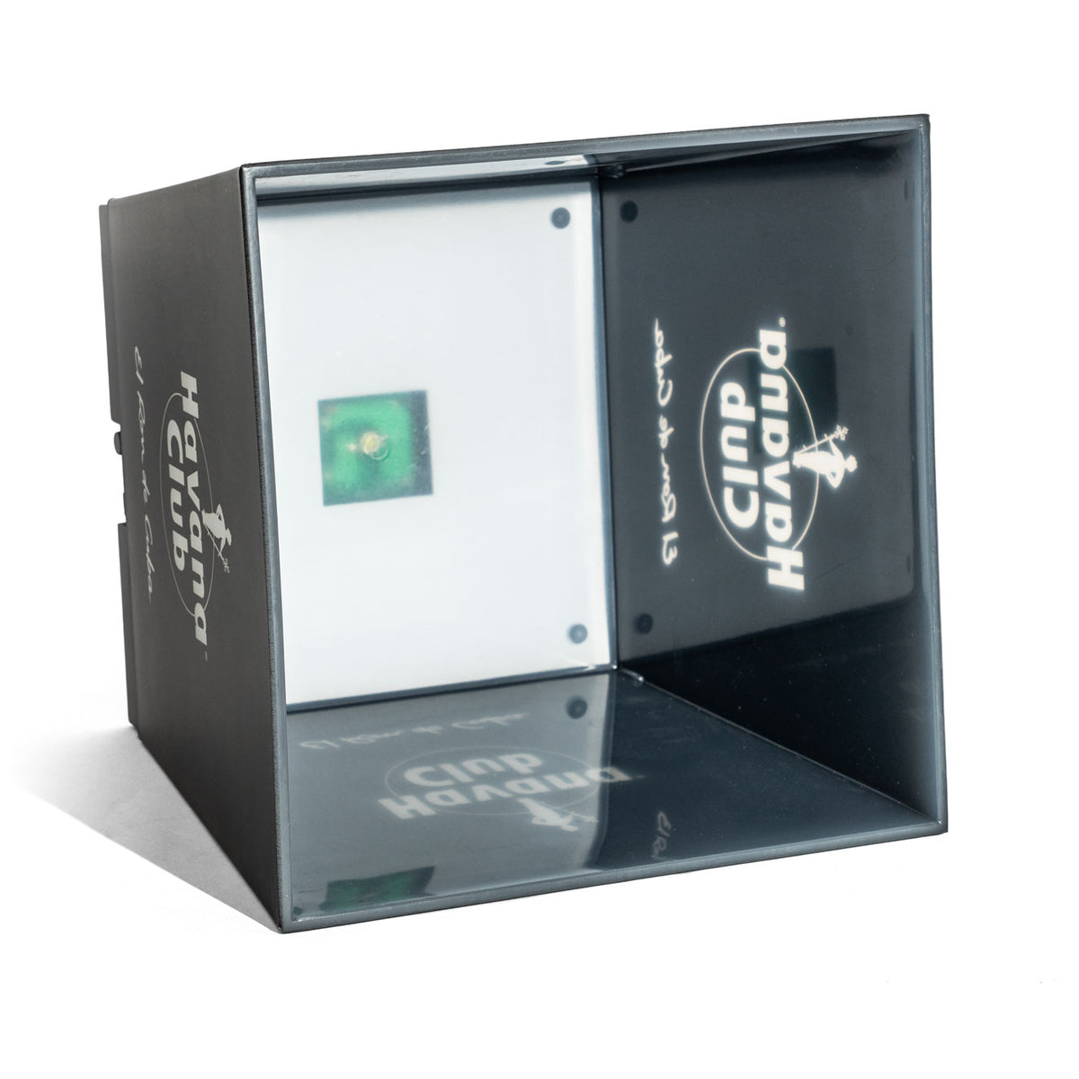Havana Rum Cooler LED contenitore per cubetti di ghiaccio batteria ricaricabile Icecube nero 4 angolare – Vista 5