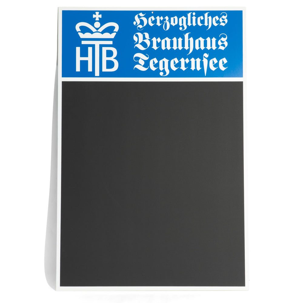 HB Tegernsee Lavagna 75x50 cm Menu Menu pubblicitario Espositore pubblicitario Birrificio
