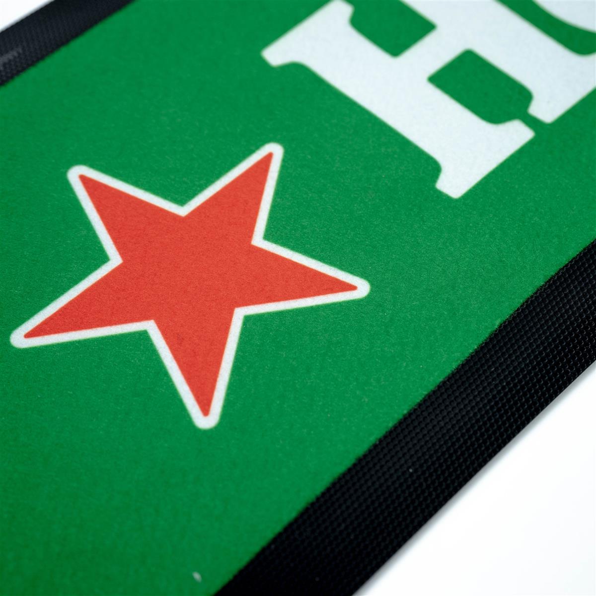 Tappetino bar Heineken per birra Tappetino scolapiatti Accessori bar nero lungo sottile 80 x 20 – Vista 2