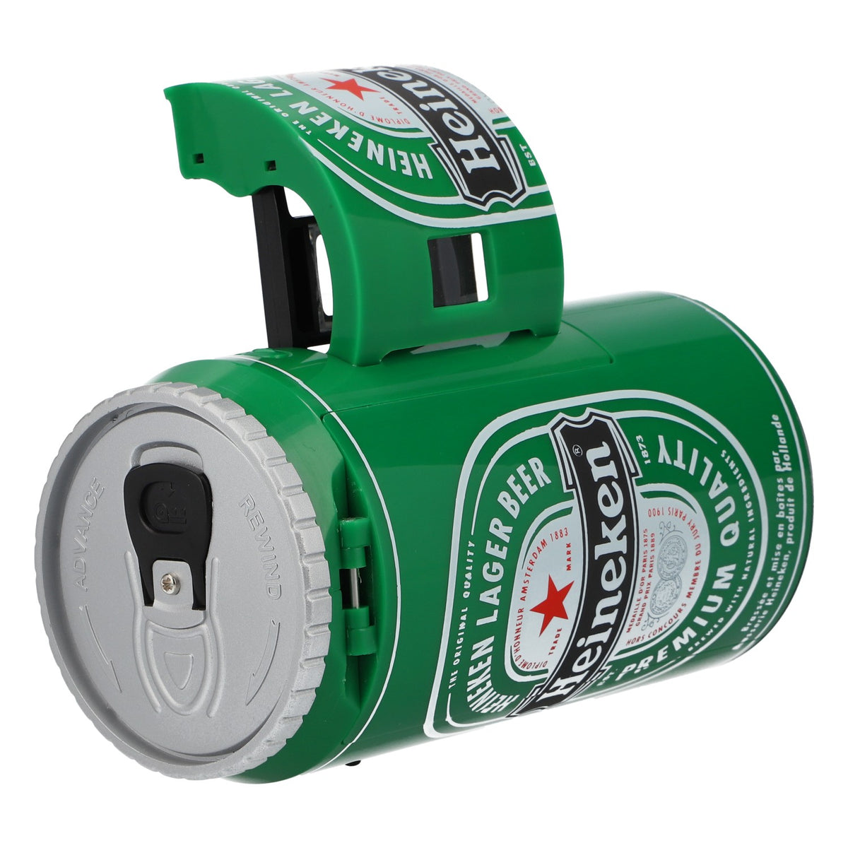 Heineken Birra Macchina fotografica Lattina di birra con borsa a tracolla CC235A – Vista 3