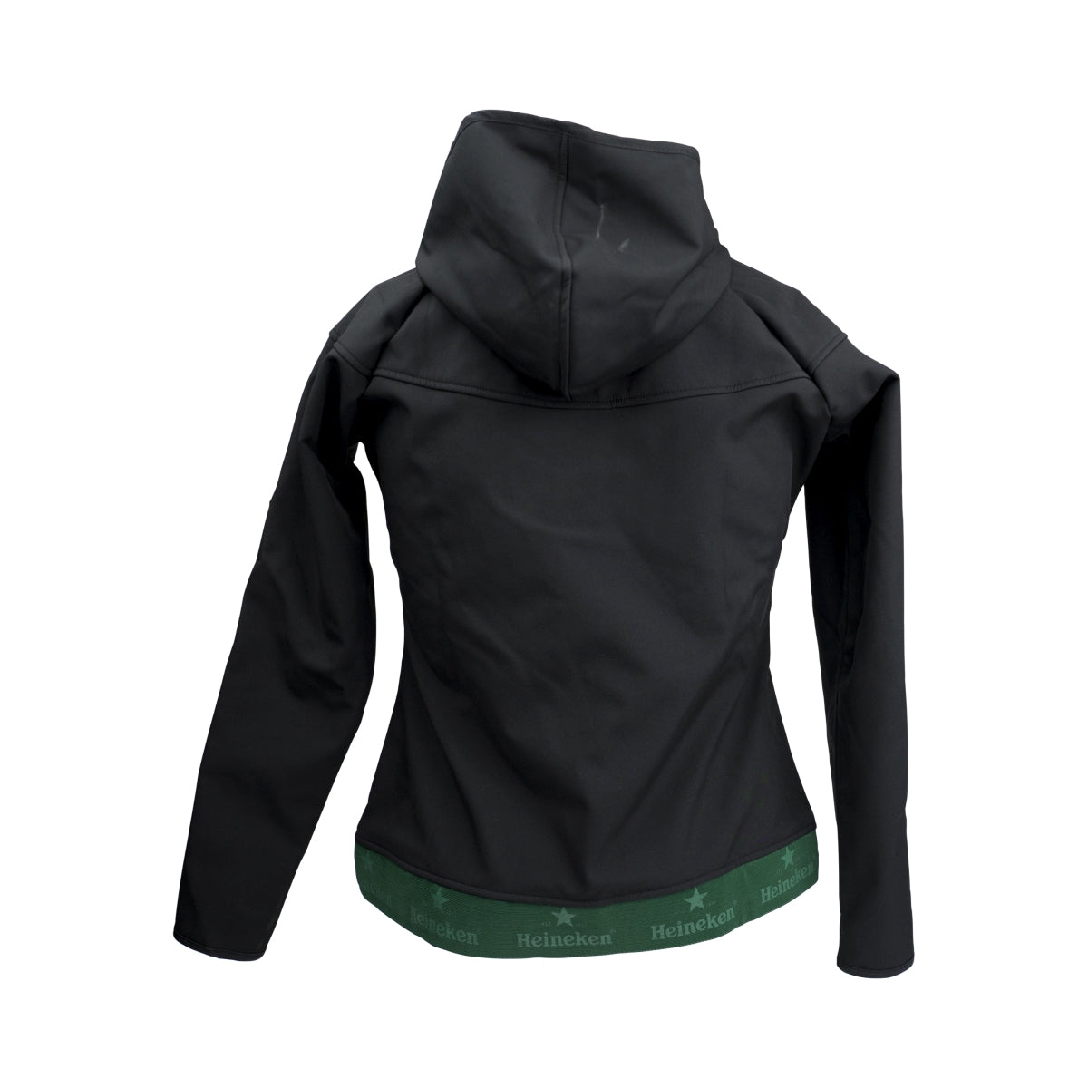 Giacca Heineken da donna taglia L nera/verde softshell con cerniera – Vista 3
