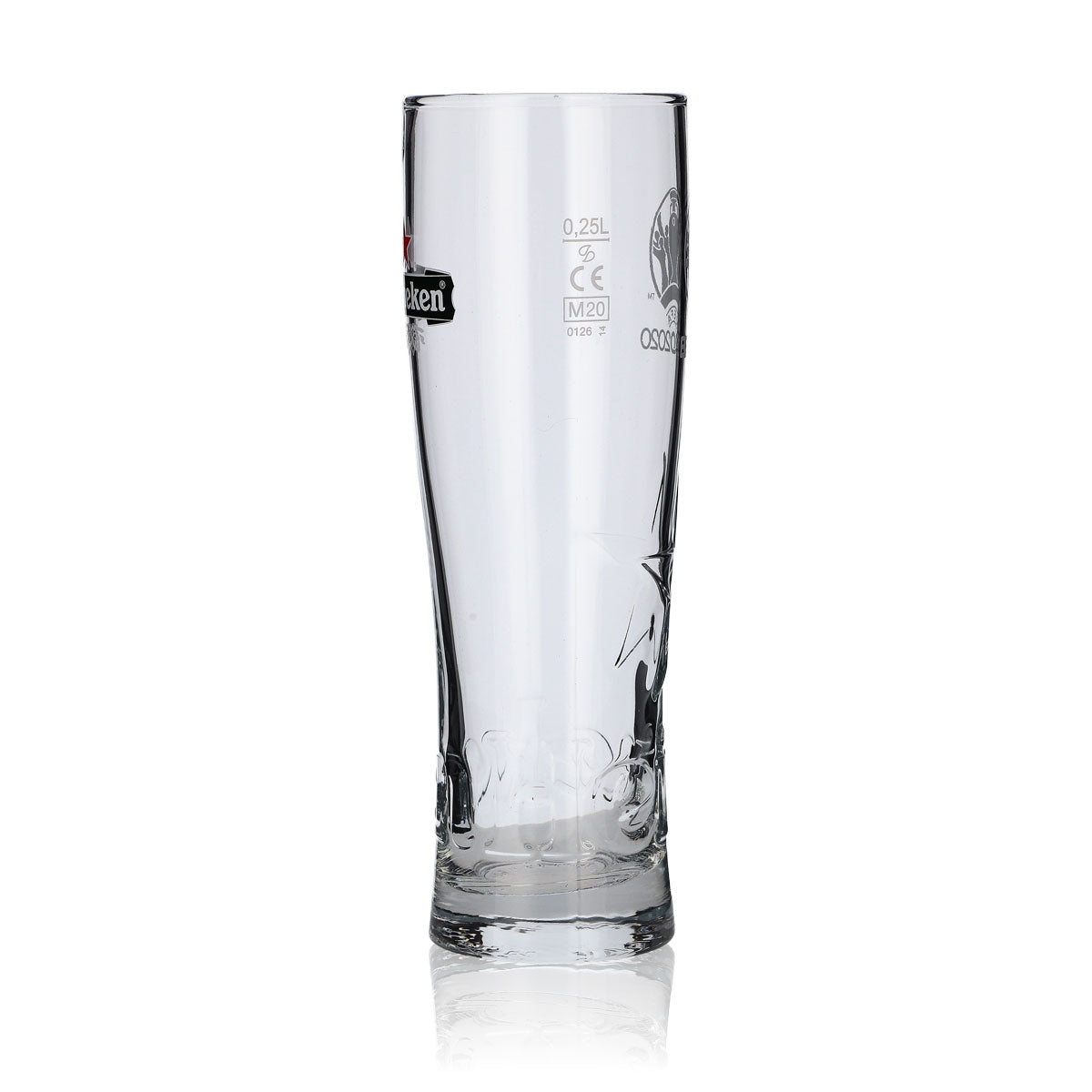 Bicchiere da birra Heineken 0,25 l EURO 2020 Star Relief Glass Bicchieri Edizione speciale – Vista 3