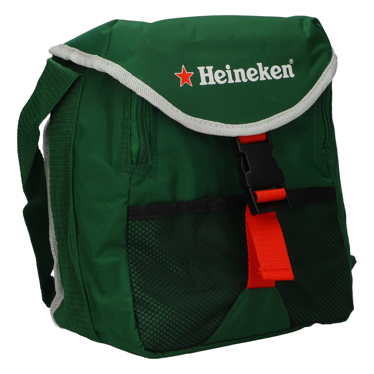 Borsa termica Heineken per lattine e bottiglie, isolata, in poliestere, da esterno, verde