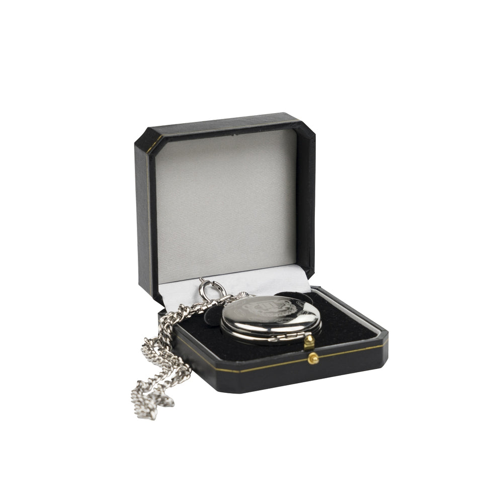 Hendricks Gin Orologio da tasca con catena in argento da collezione, confezione regalo, oggetto raro