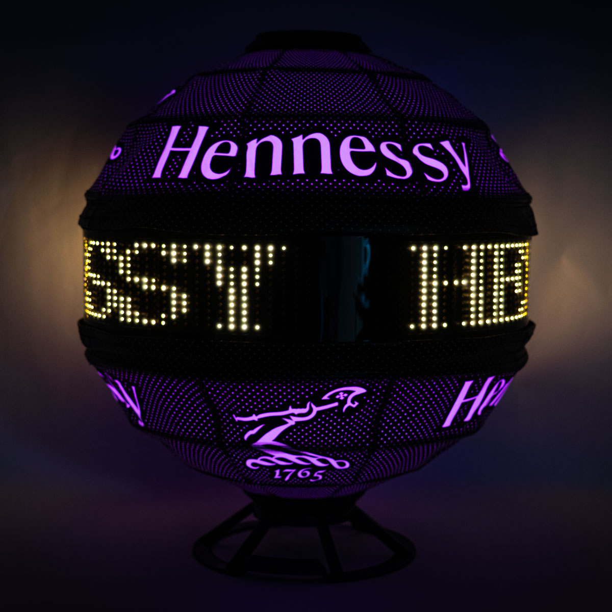 Insegna luminosa LED Hennessy Cognac Globe Insegna luminosa Lampada da bar – Vista 4