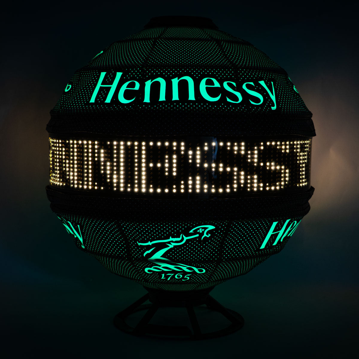 Insegna luminosa LED Hennessy Cognac Globe Insegna luminosa Lampada da bar – Vista 9