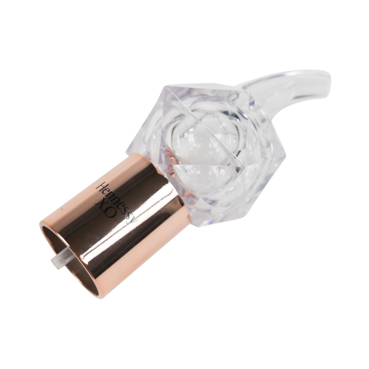 Versatore per bottiglie Hennessy X.O. Pourer Poligonale in vetro Dosatore Dispenser – Vista 2