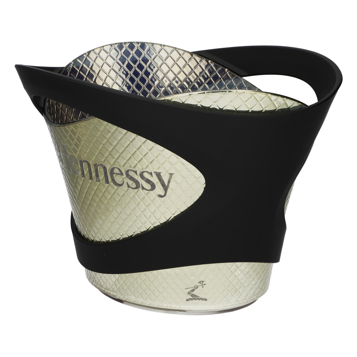 Hennessy Whiskey LED Raffreddatore Contenitore per cubetti di ghiaccio Batteria ricaricabile oro/nero Grande – Vista 4
