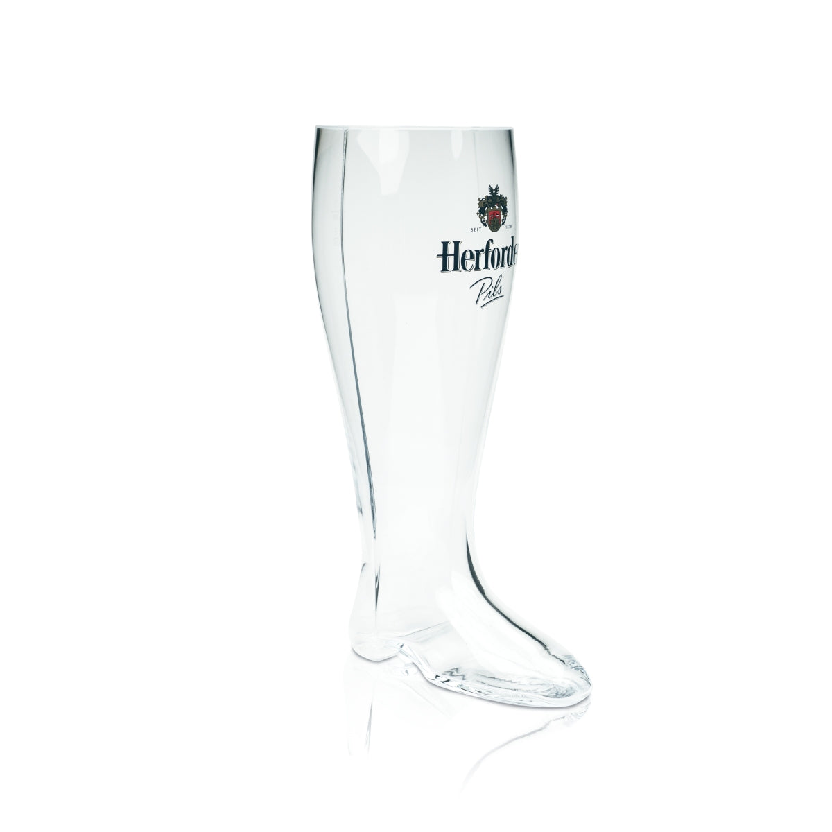 Bicchiere a forma di stivale da birra Herforder da 2 litri XL Bicchieri da festa addio al celibato Calcio Stagione Birra