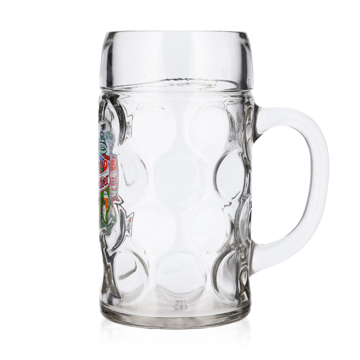 Bicchiere da birra Hofbräu di Monaco da 1 l, boccale di birra dell'Oktoberfest per il cuore – Vista 5