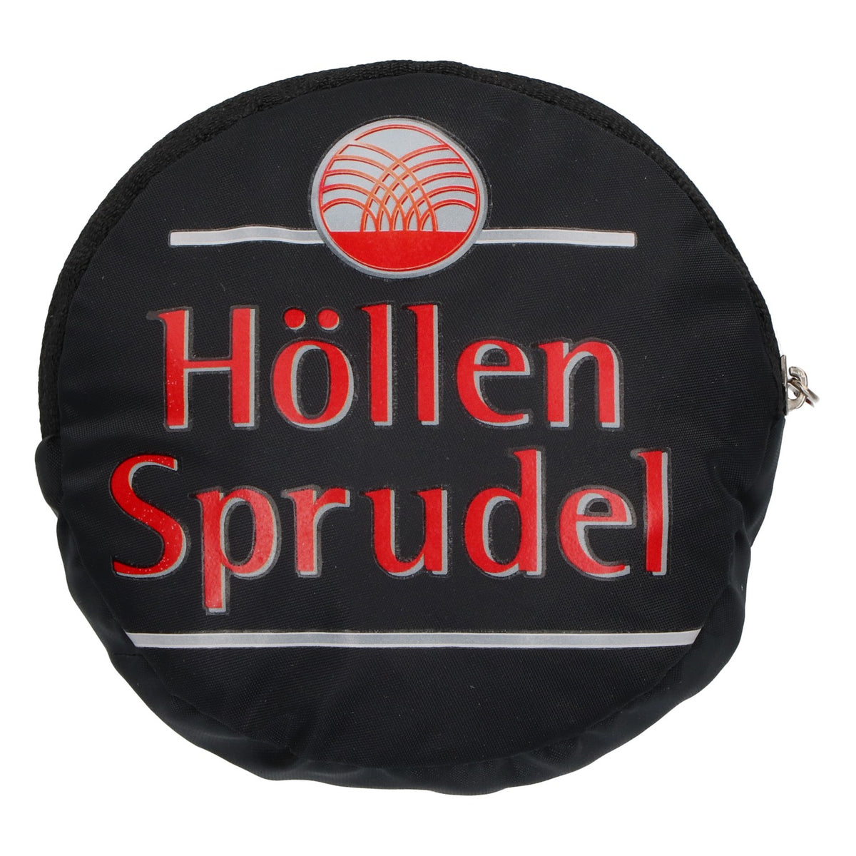 Borsa della spesa Höllensprudel pieghevole, borsa shopper con custodia, rossa e nera – Vista 3