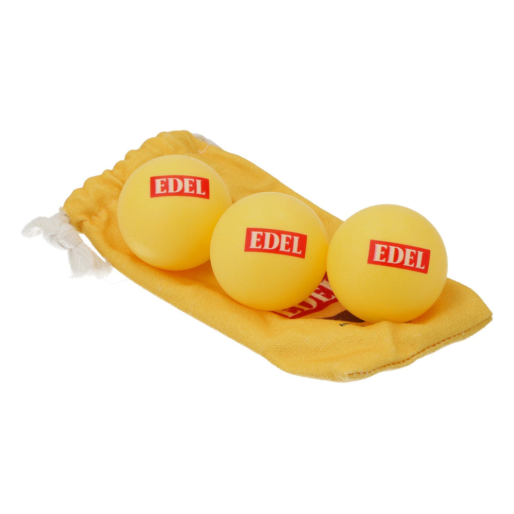 Holsten Bier Set da 3 palline da ping pong Palline da beer pong in sacchetto di stoffa "Edel"