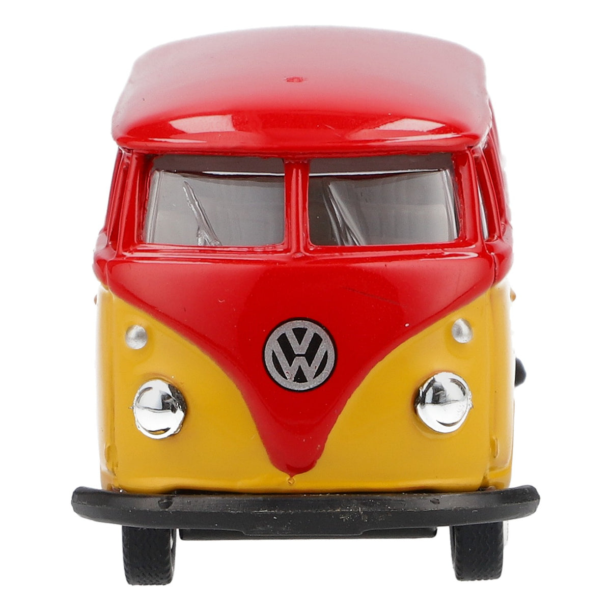 Modellino dell'auto Holsten Bier VW Bulli del 1962 in scala 1:64 Rosso/giallo – Vista 4