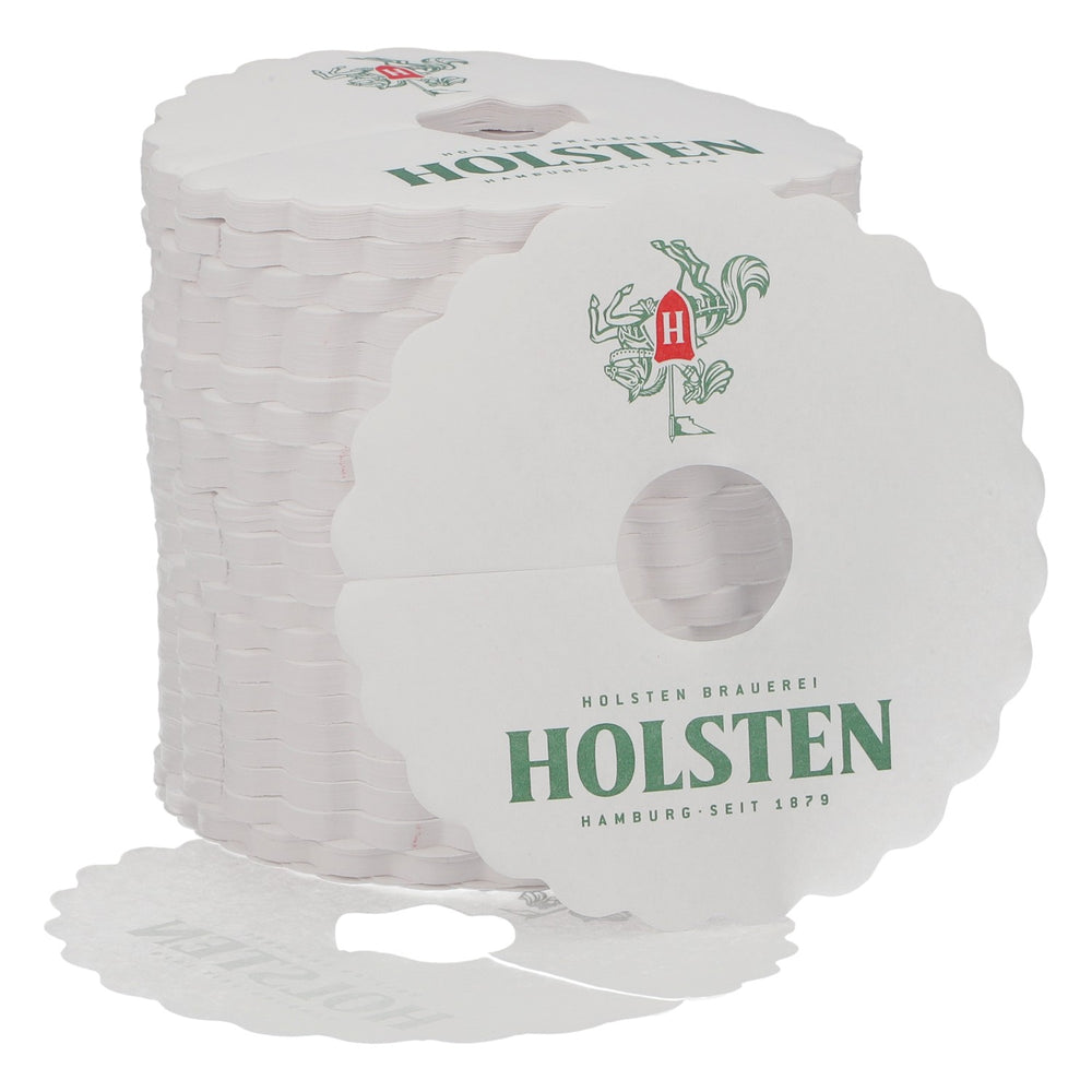 Holsten Birra Sottobicchiere Tovaglietta di carta nuova bianca Sottobicchiere Coaster