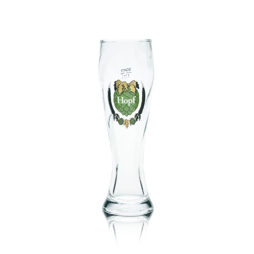Bicchiere da birra Hopf Weißbier 0,1 l Mini bicchieri da birra Hefeweizen Bicchieri da regalo per gli amanti della birra