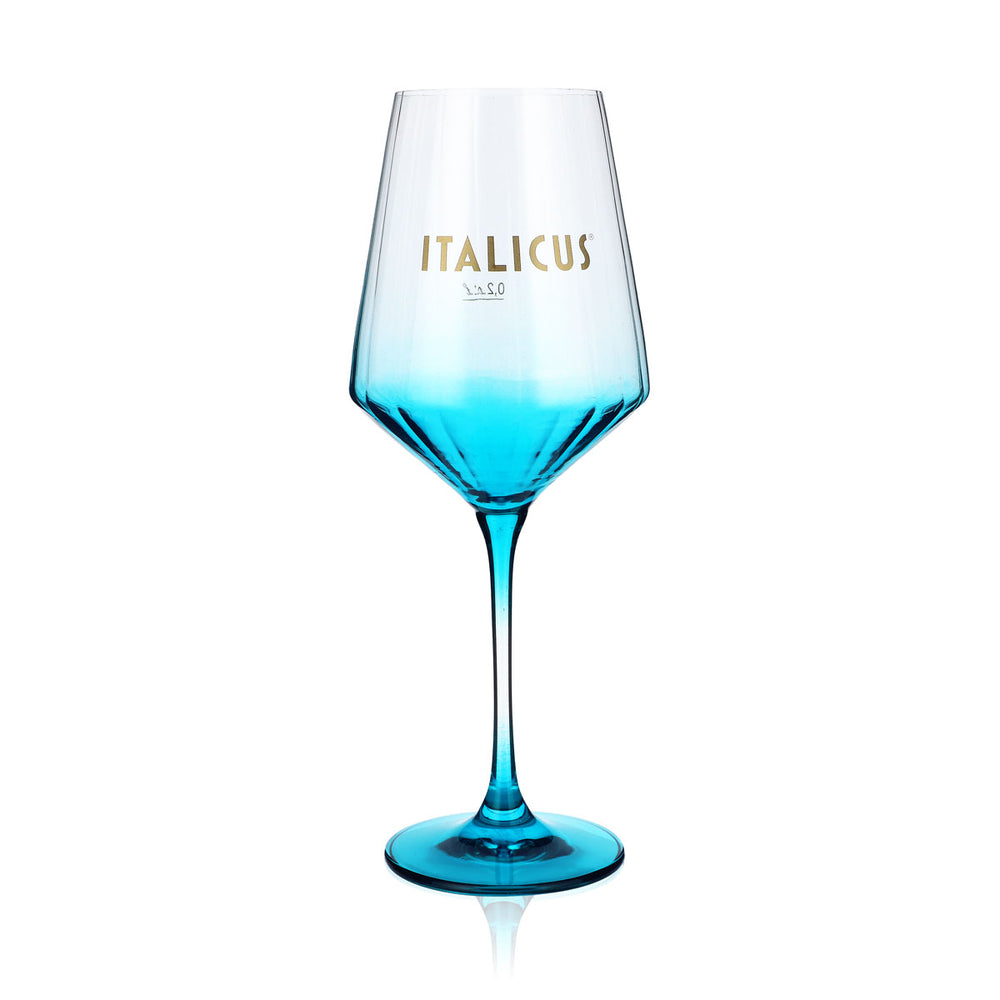 Bicchiere da liquore Italicus 0,2 l Bicchiere con stelo Bicchieri da liquore Bicchiere da vino Tonalità blu