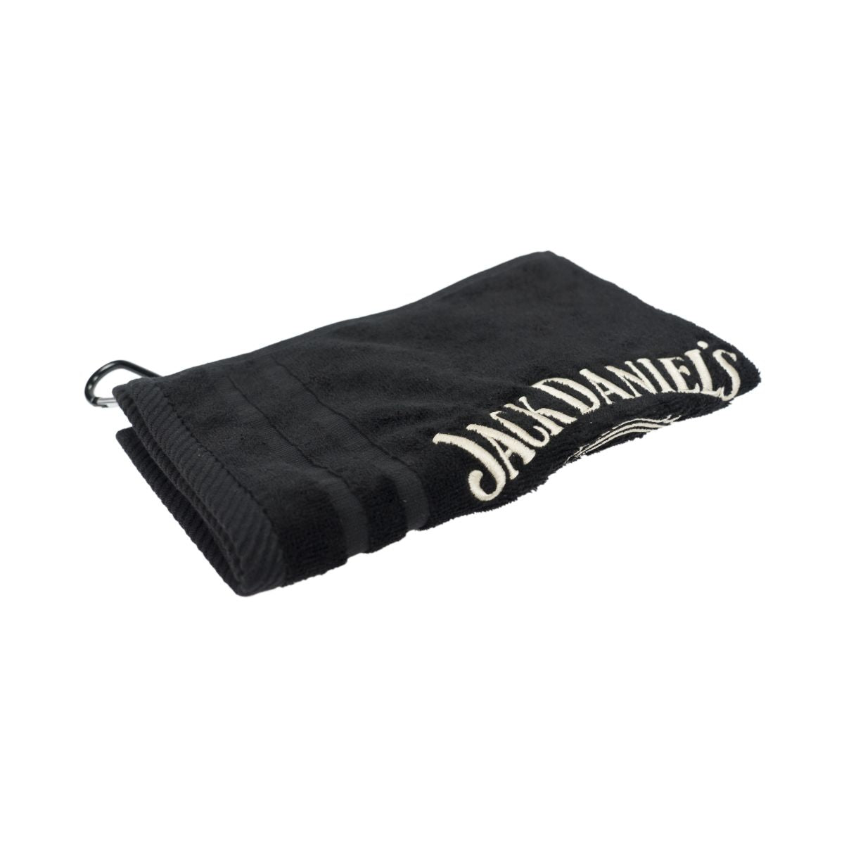 Asciugamano da bar Jack Daniels Bartowel Nero Edizione con moschettone Accessori da bar Gastronomia