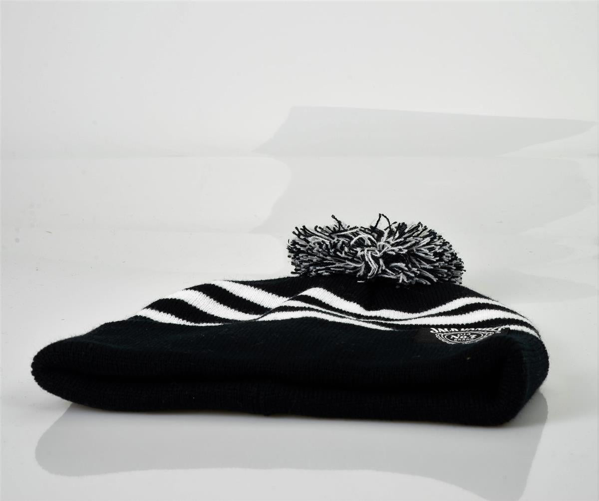 Berretto Jack Daniels con pompon, cappello lavorato a maglia, cappellino caldo, cappello invernale, sci, neve – Vista 4