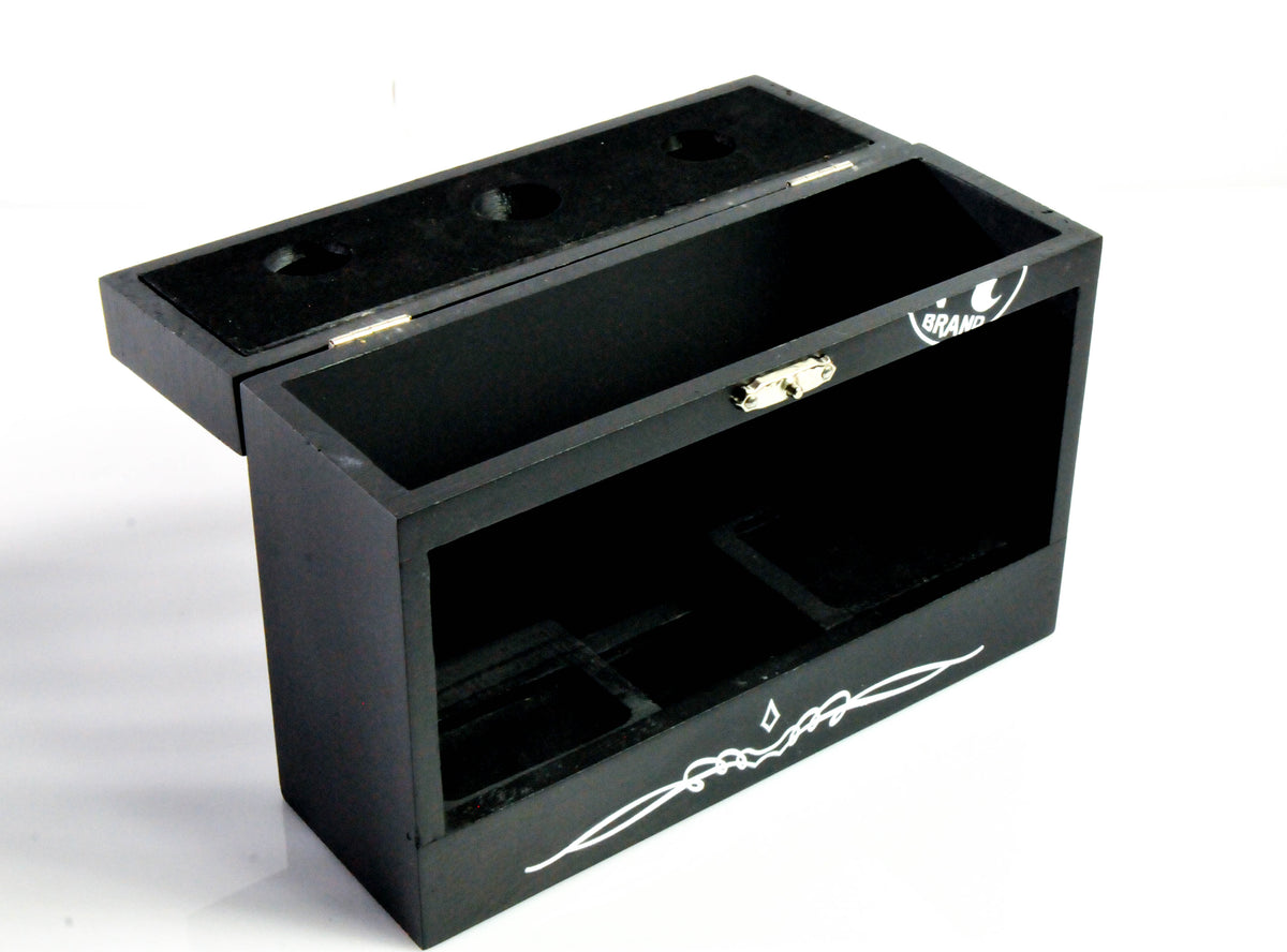 Jack Daniels Cofanetto regalo in vero legno Fine Family Set da 3 bottiglie mignon – Vista 3