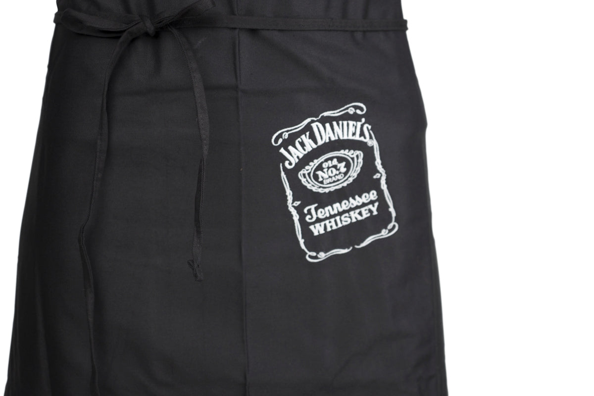 Grembiule da cameriere Jack Daniels con cintura in vita e tasca lunga, servizio ristorazione – Vista 3