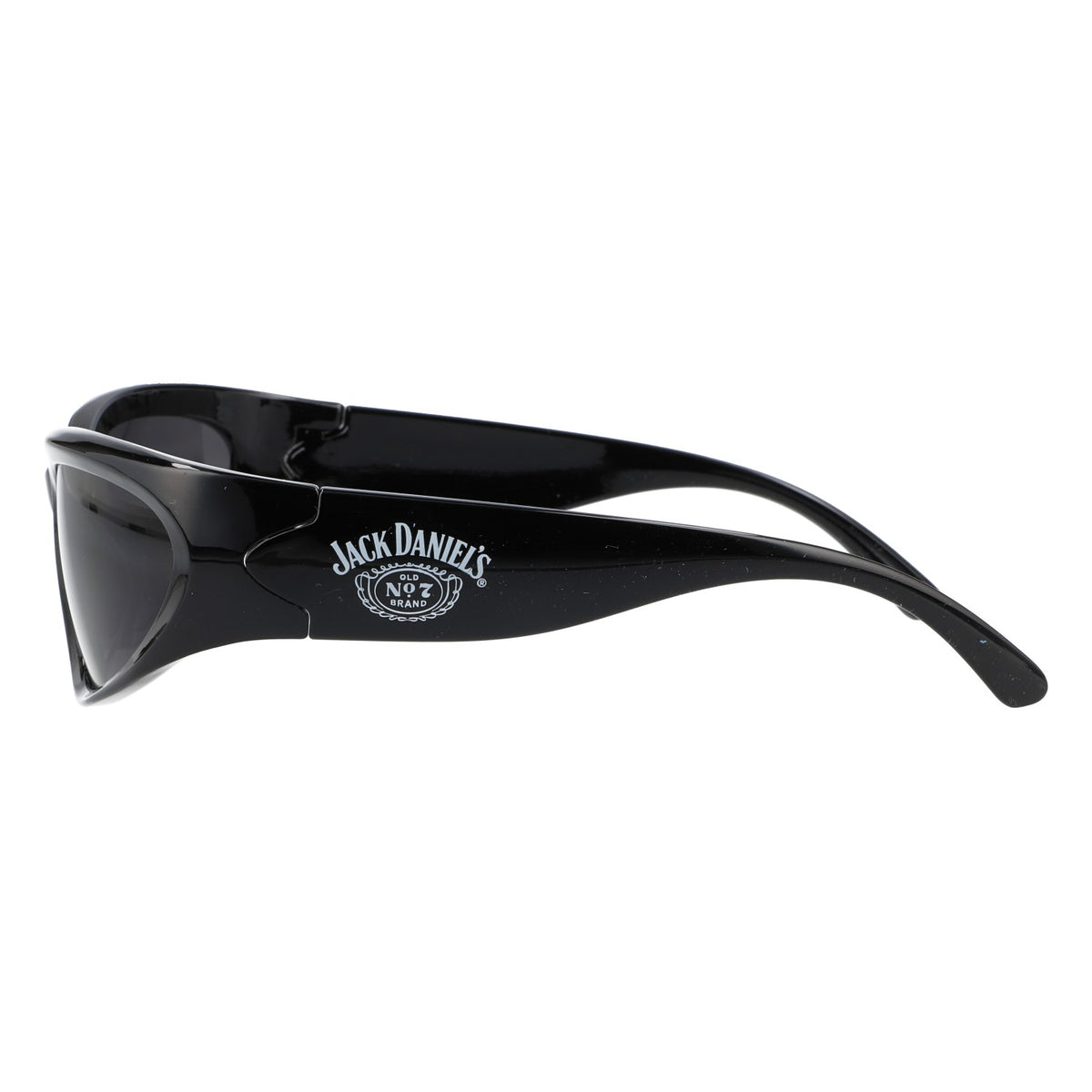 Occhiali da sole Jack Daniels Whiskey, nuovi, in plastica, neri – Vista 3