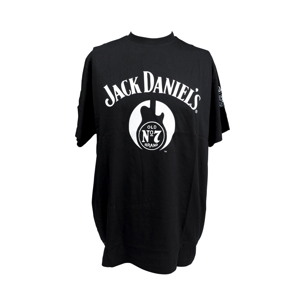 Maglietta Jack Daniels Whiskey Maglietta da festival Nera Taglia L Uomo "Guitarr"