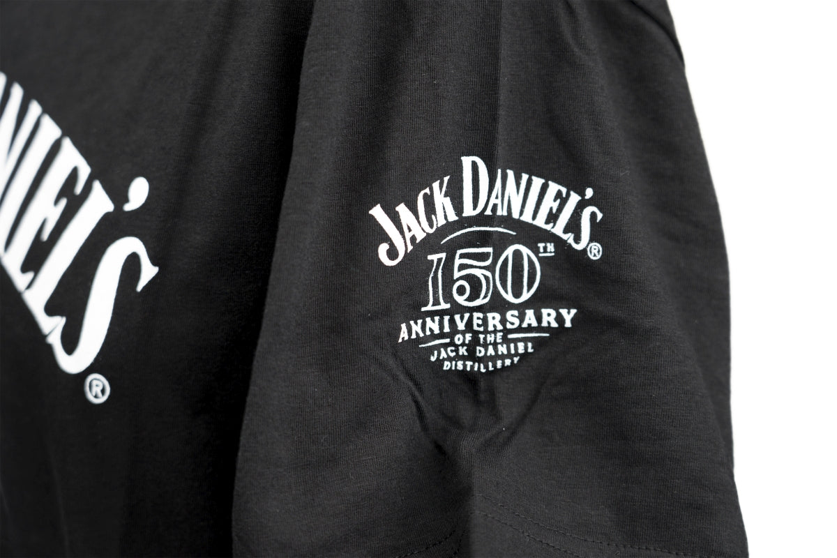 Maglietta Jack Daniels Whiskey Maglietta da festival Nera Taglia L Uomo "Guitarr" – Vista 4