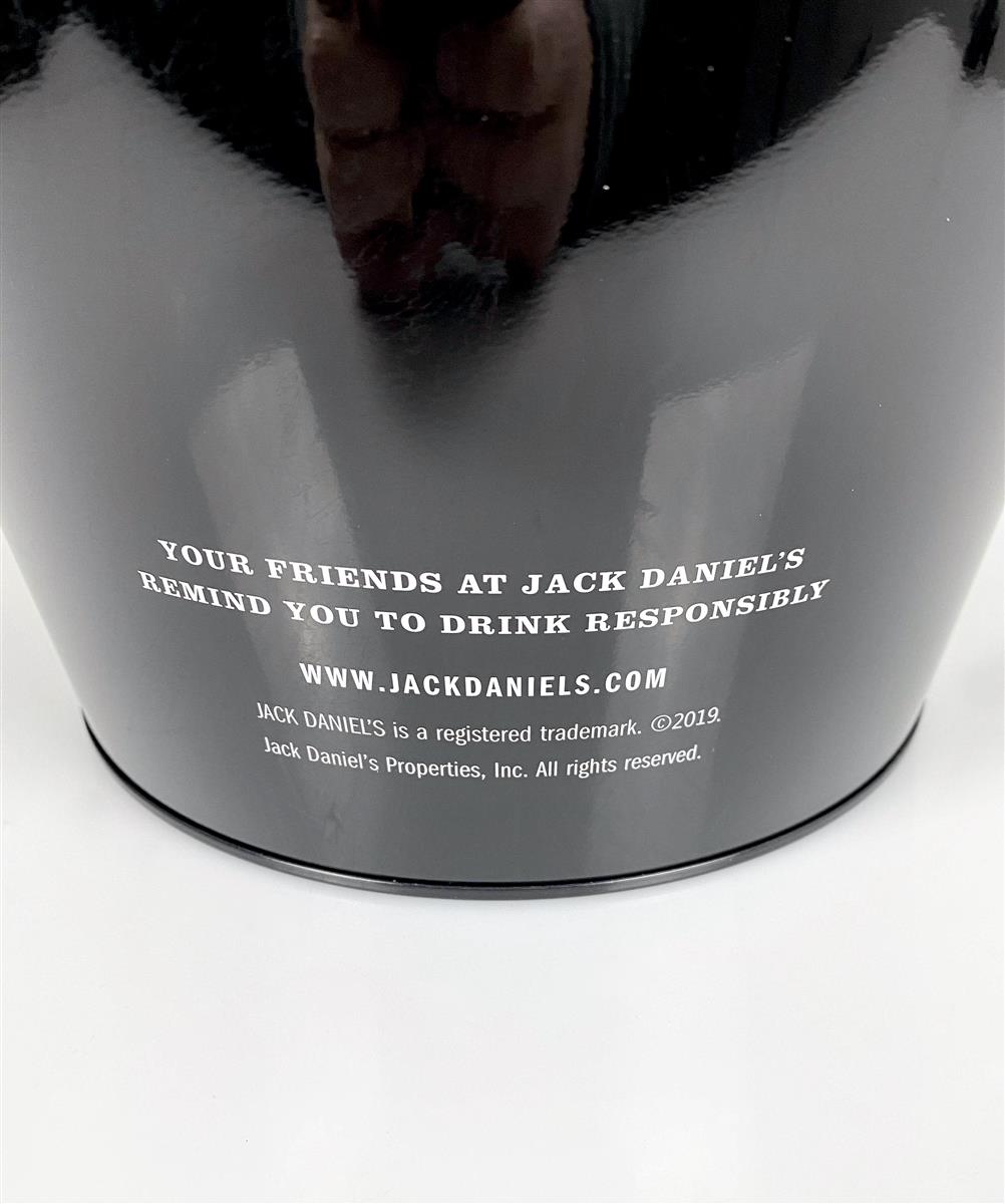 Jack Daniels Whisky Secchiello per ghiaccio in metallo Raffredda bottiglie nero – Vista 5
