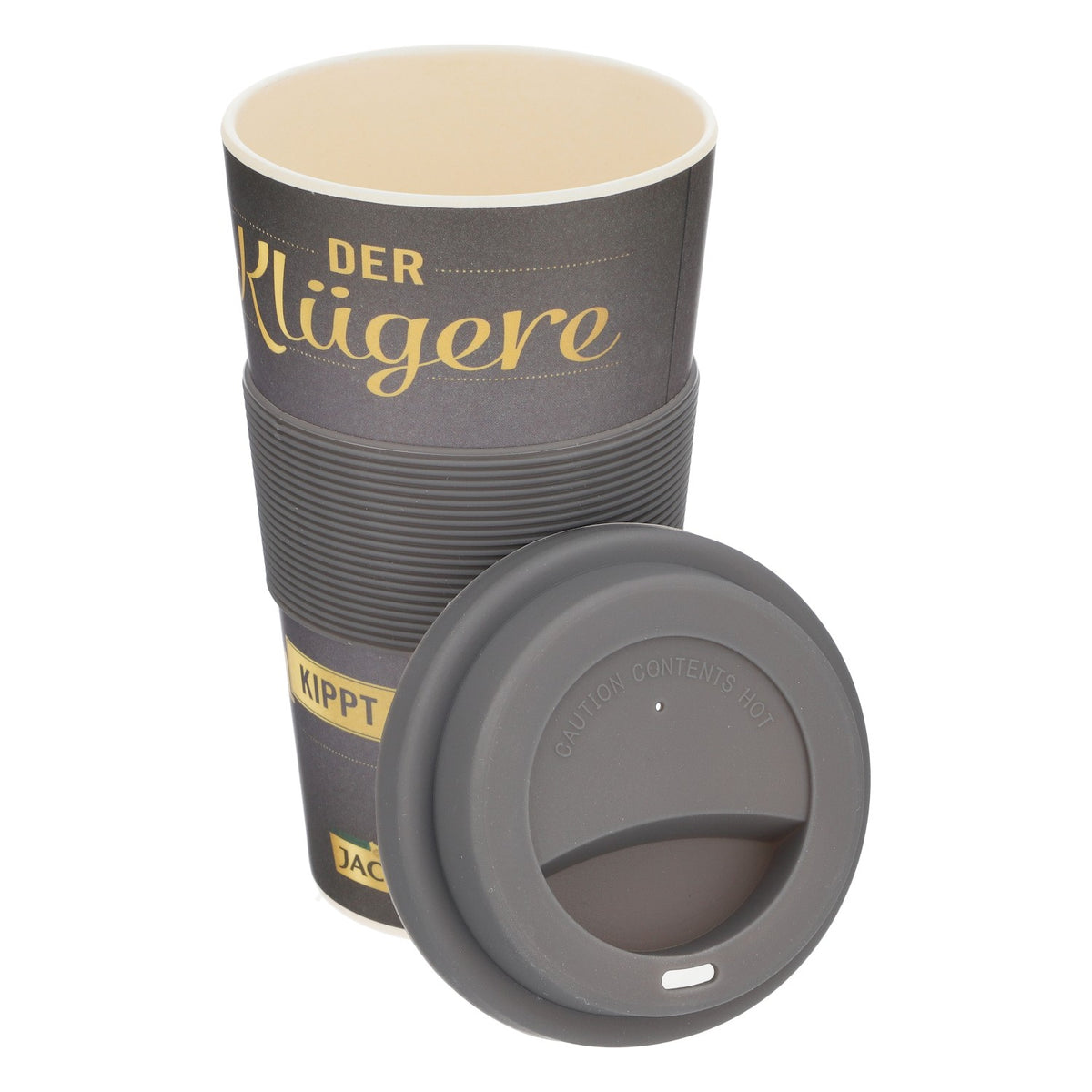Jacobs Tazza da caffè Tazza da caffè da asporto Tazza per bevande calde Riutilizzabile Nero – Vista 4