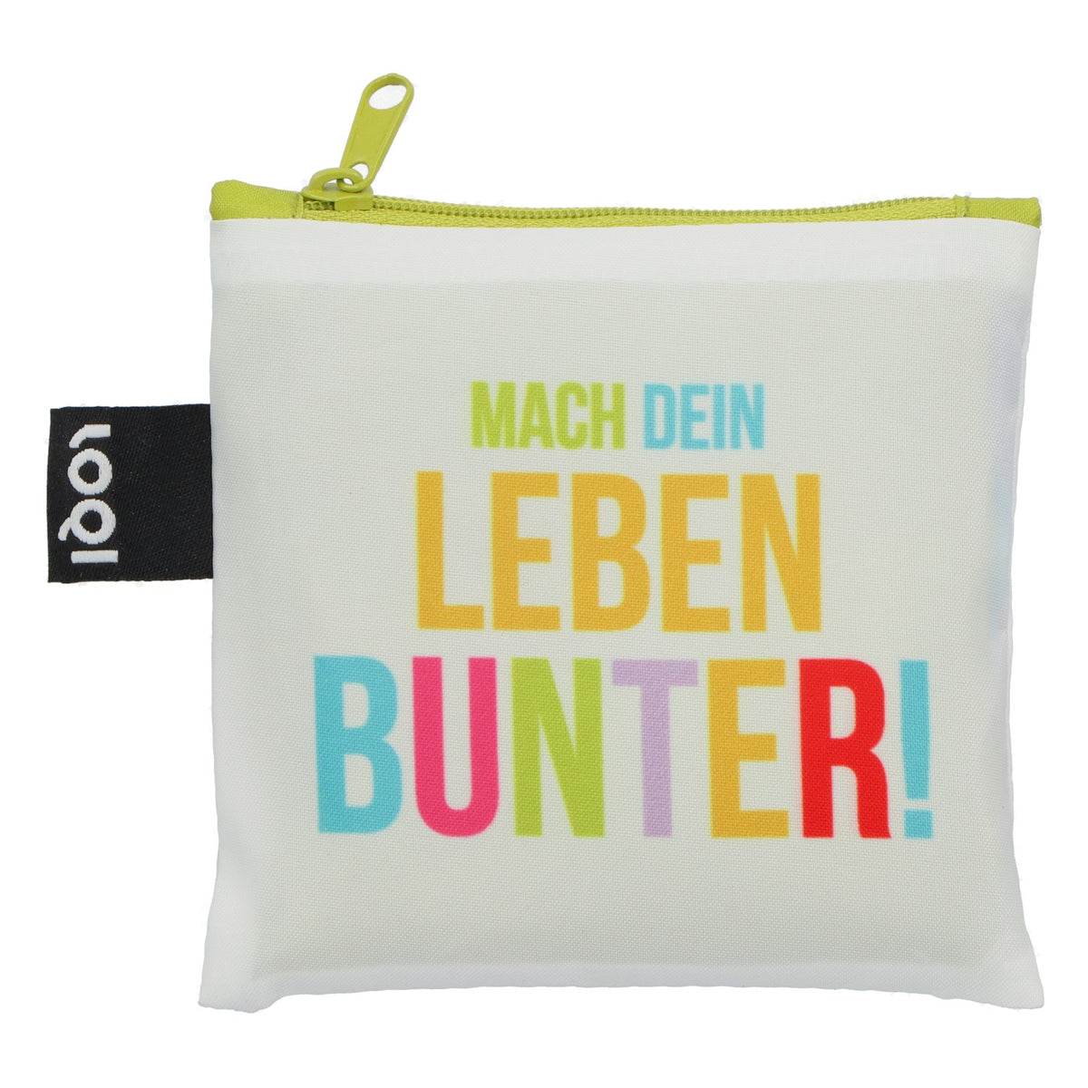Borsa Jacobs LOQI TASSIMO, borsa della spesa, shopper pieghevole, borsa verde in poliestere – Vista 3