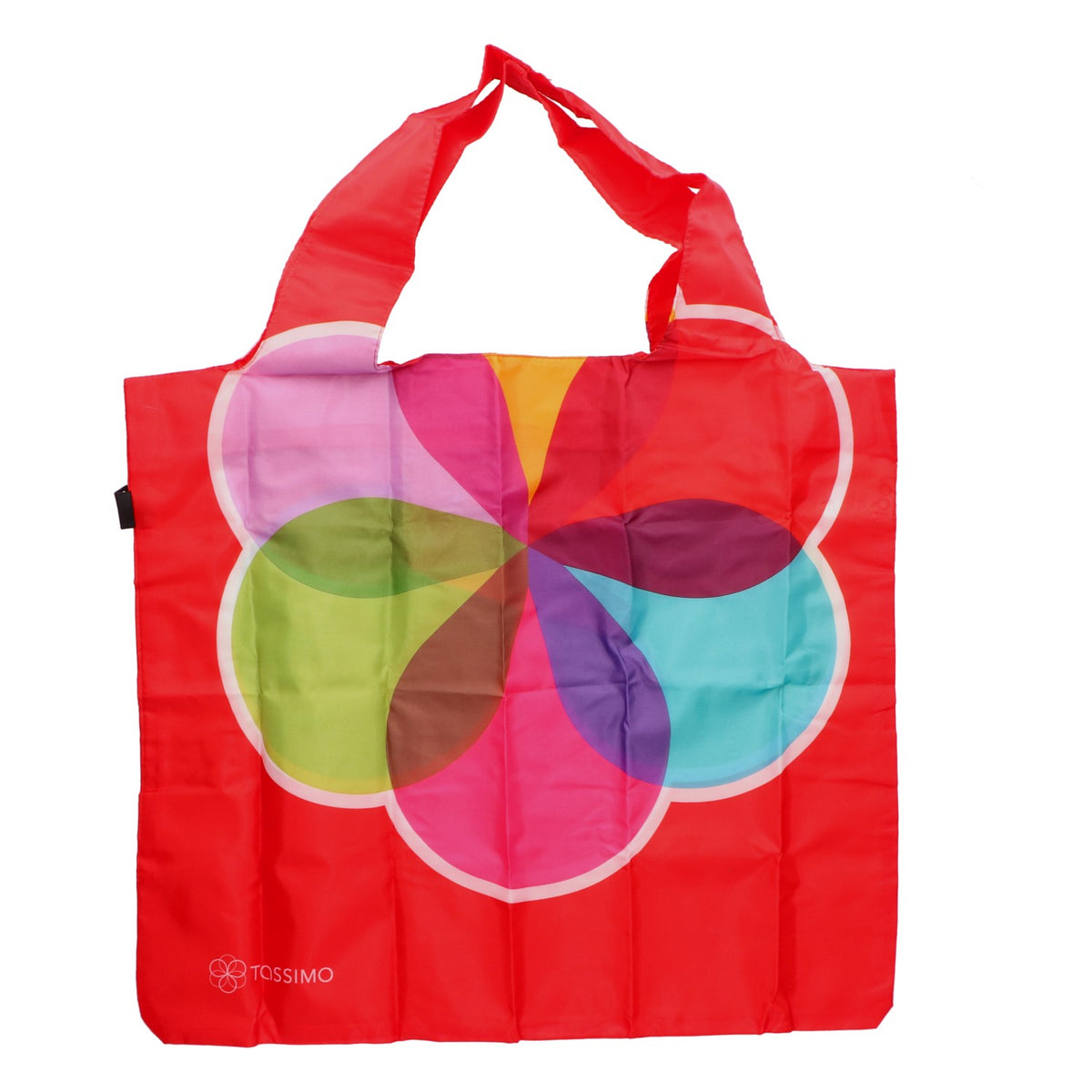 Borsa della spesa pieghevole Jacobs LOQI TASSIMO, modello Shopper, rossa, in poliestere