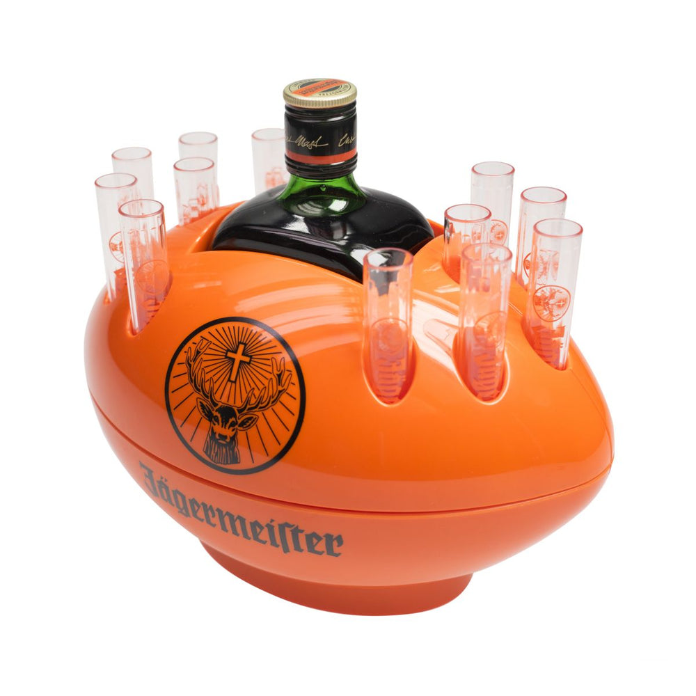 Raffredda bottiglie Jägermeister Tooterhalter Rugby Football Shot Servitore corto