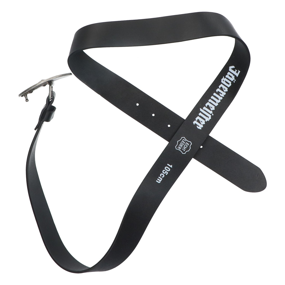 Cintura Jägermeister in pelle unisex 105 cm Cintura in vita con fibbia Abbigliamento merchandising – Vista 3