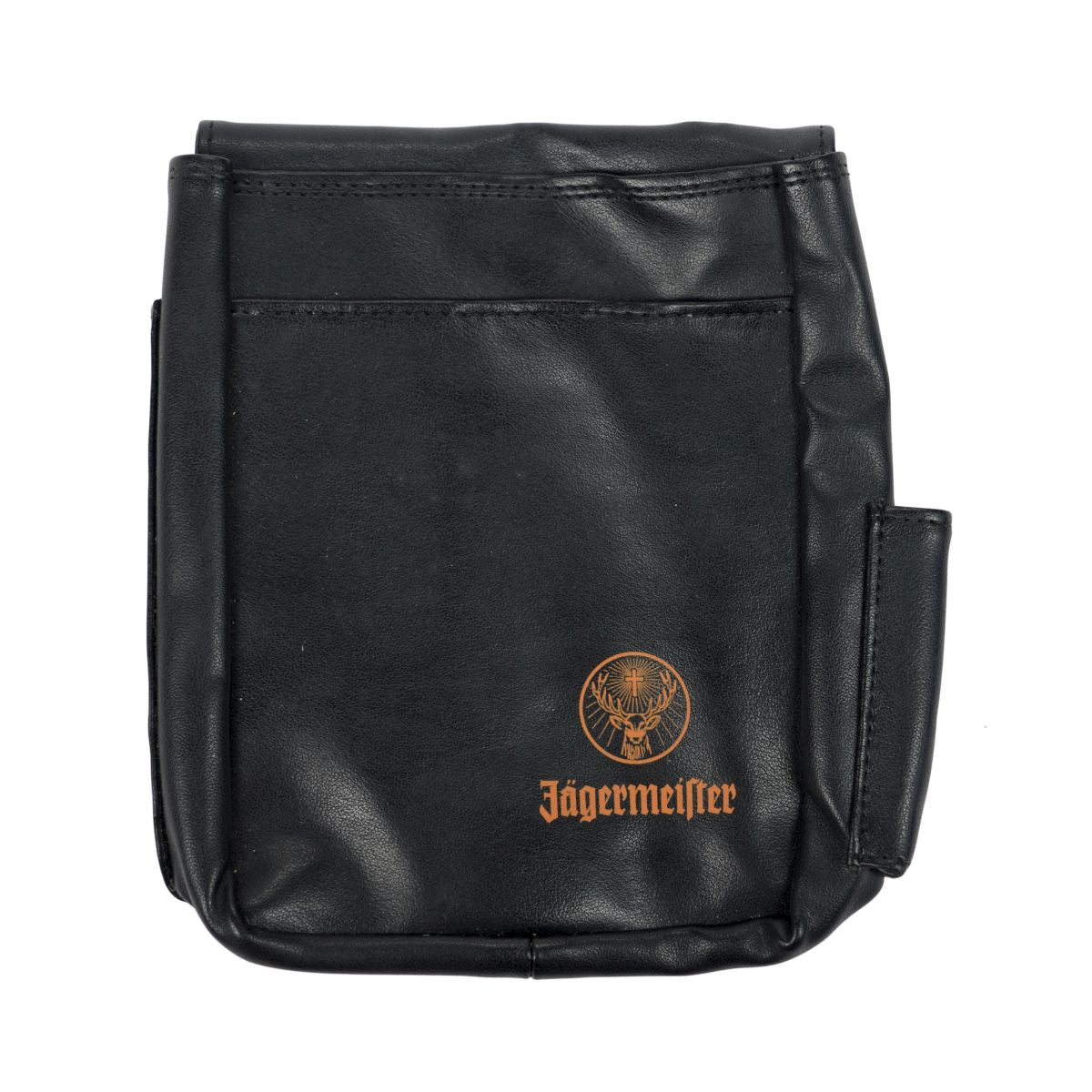 Portafoglio da cameriere Jägermeister in pelle nera Accessori per camerieri Ristorazione