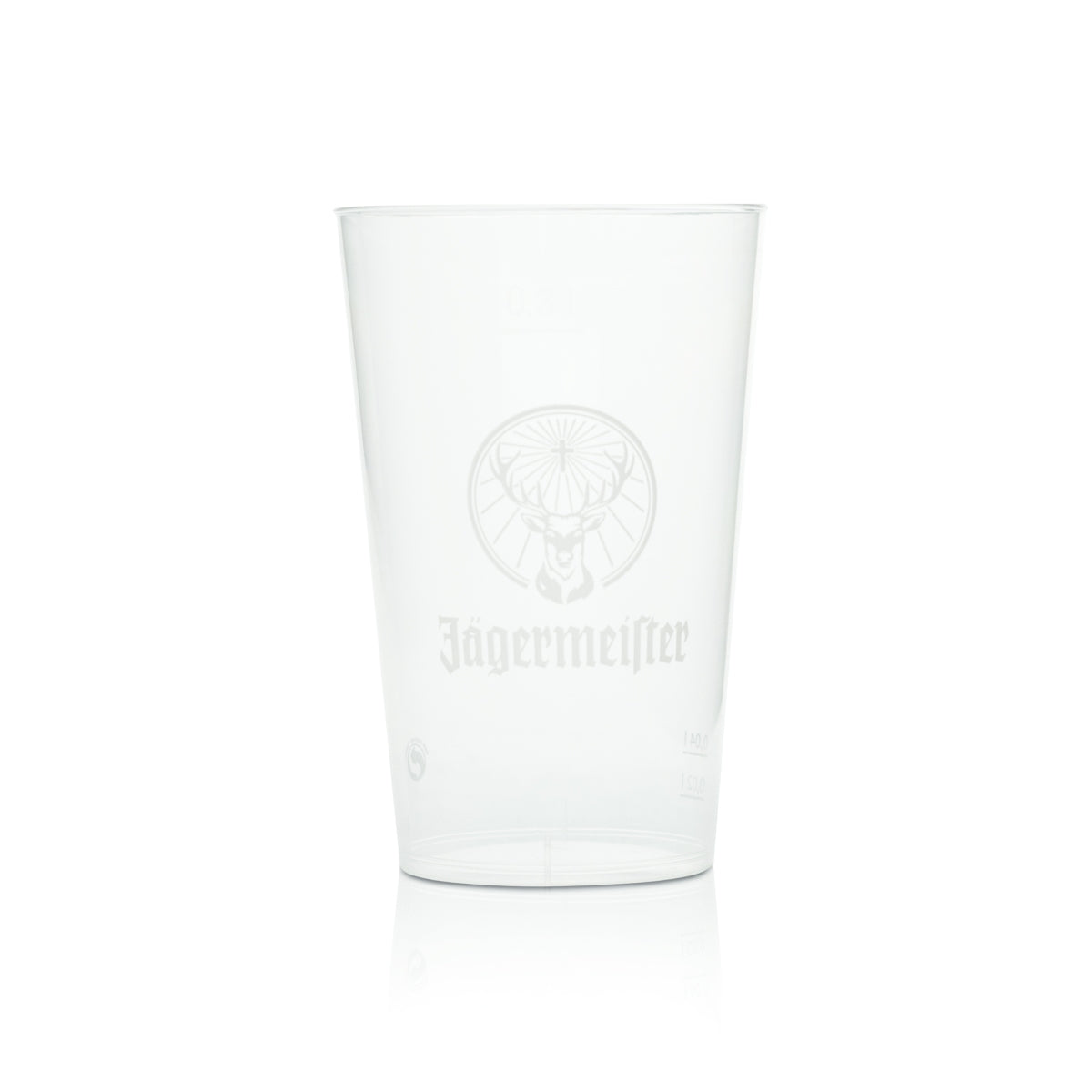Bicchiere in plastica Jägermeister 0,3 l riutilizzabile Bicchieri da cocktail party Bar