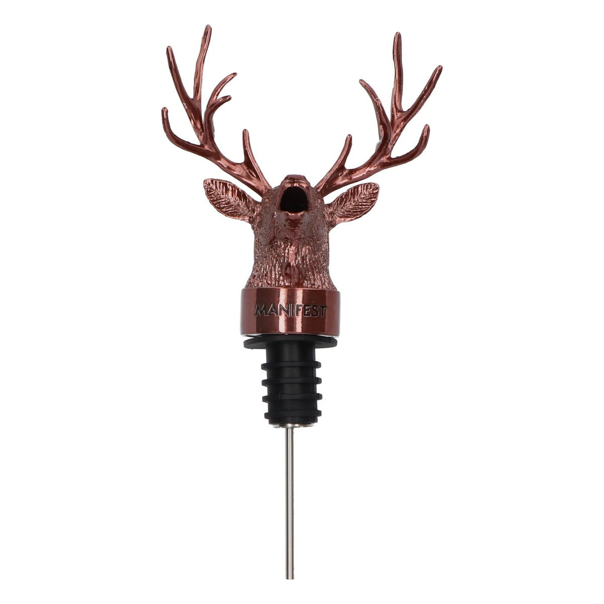 Versatore per liquore Jägermeister in metallo con testa di cervo "Manifest" in bronzo