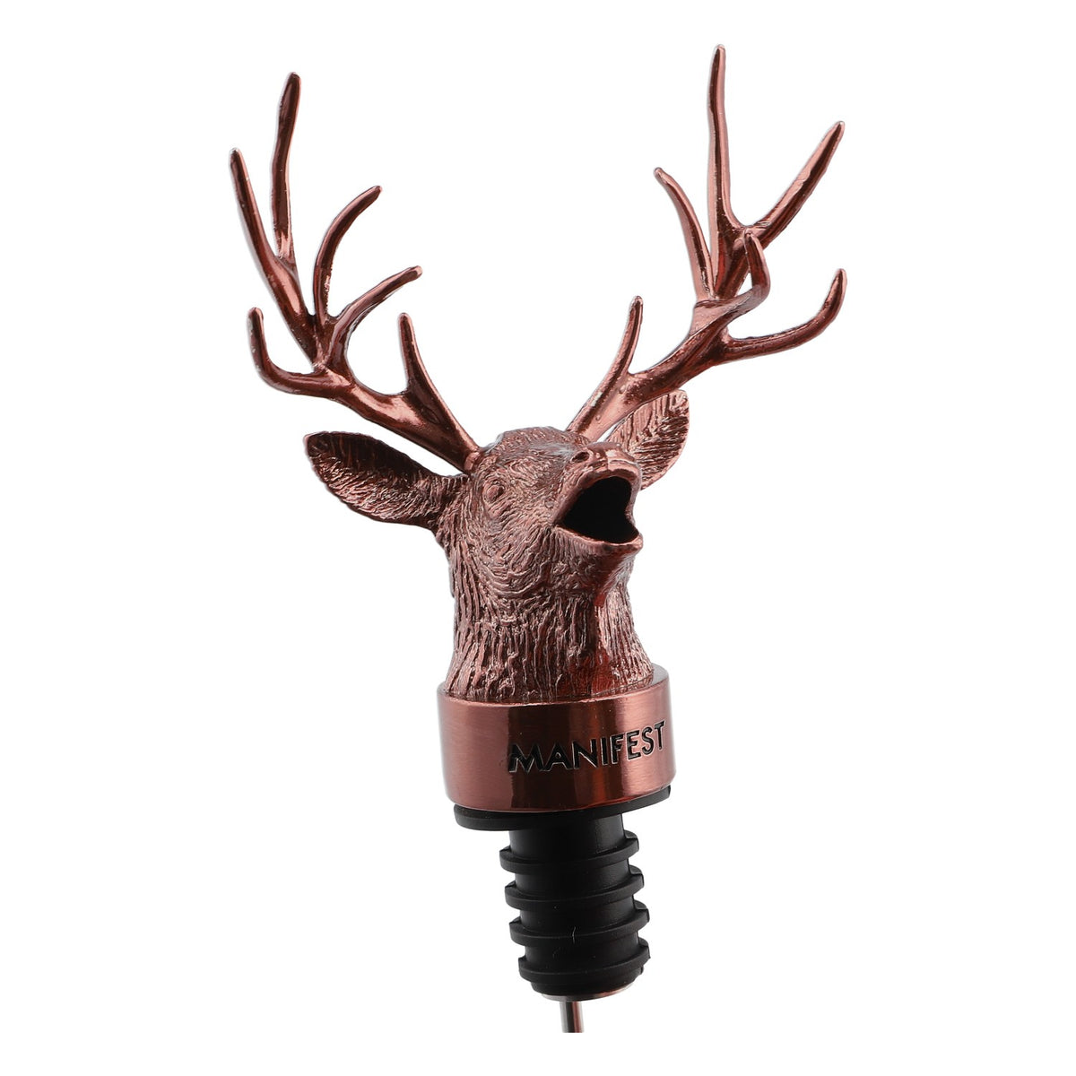 Versatore per liquore Jägermeister in metallo con testa di cervo "Manifest" in bronzo – Vista 3