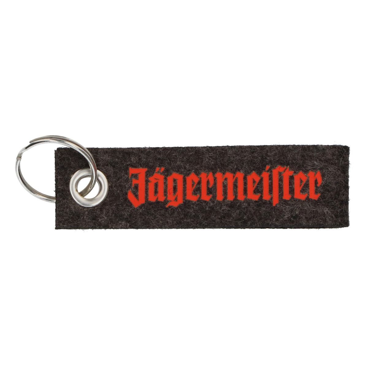 Portachiavi in feltro con il logo del liquore Jägermeister