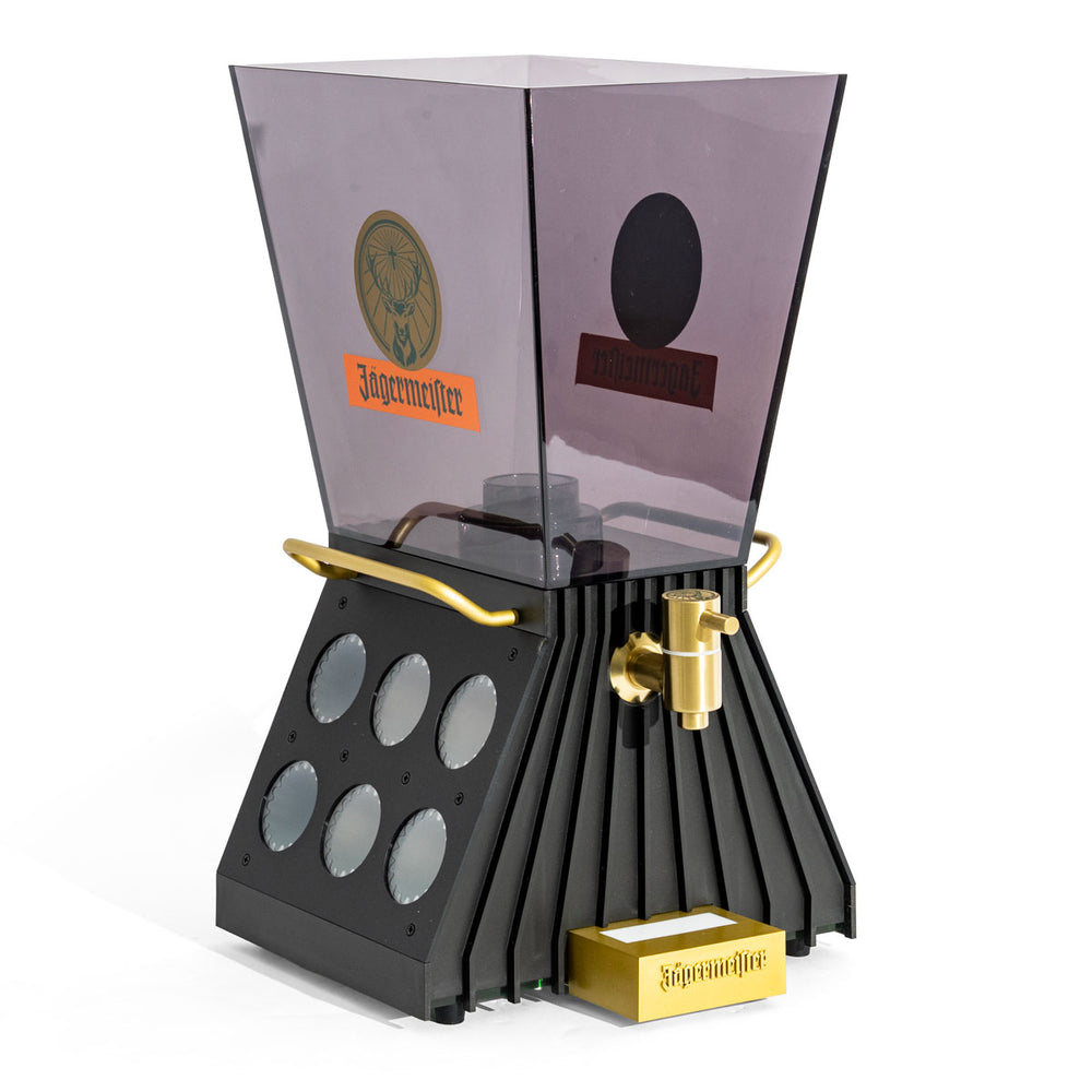 Jägermeister Liquore Tapmachine Shotmachine Table Tap 2.0 DACH 1 bottiglia