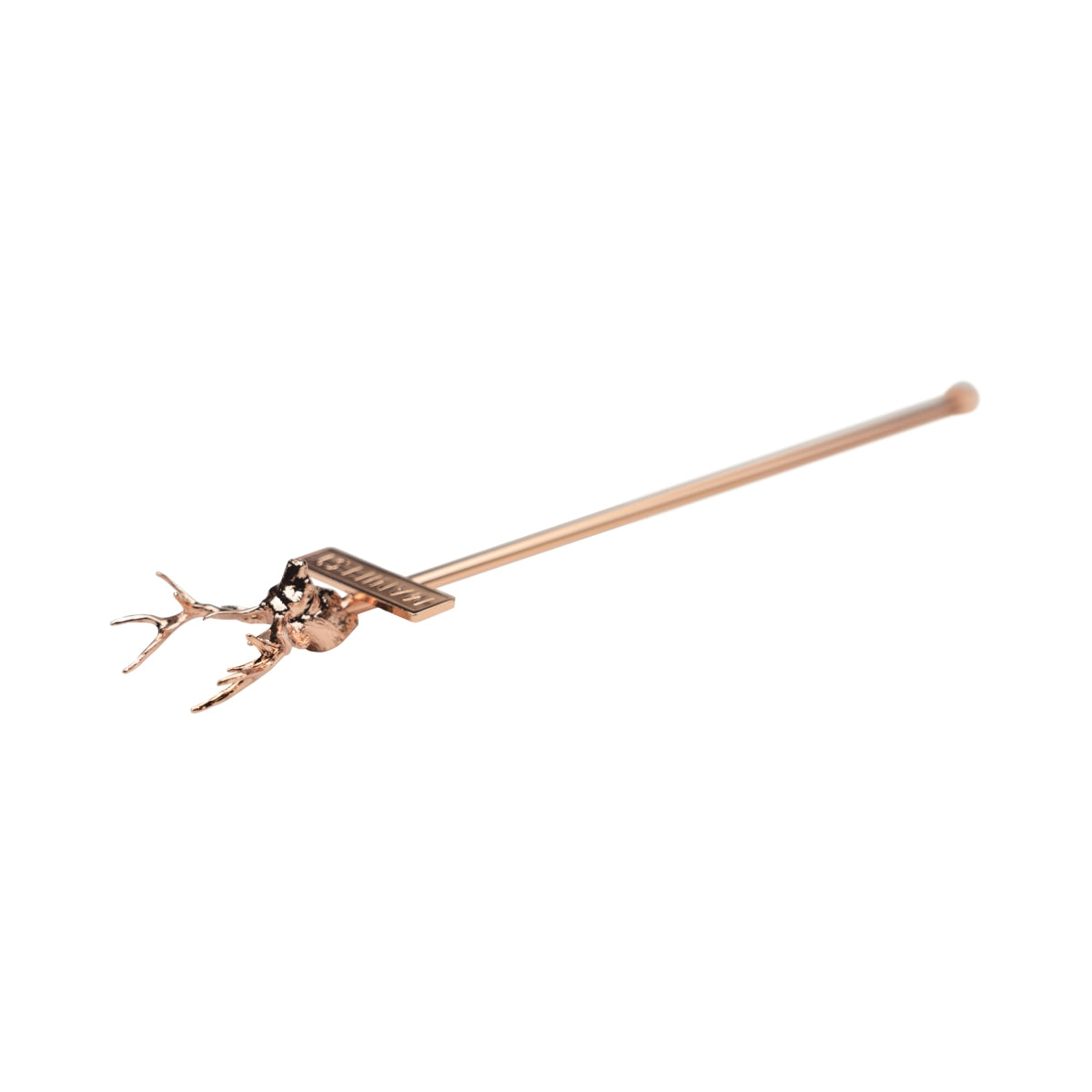 Jägermeister Stirrer Testa di cervo in rame Manifest Cocktail Stick Longdrink Mescolatore – Vista 5