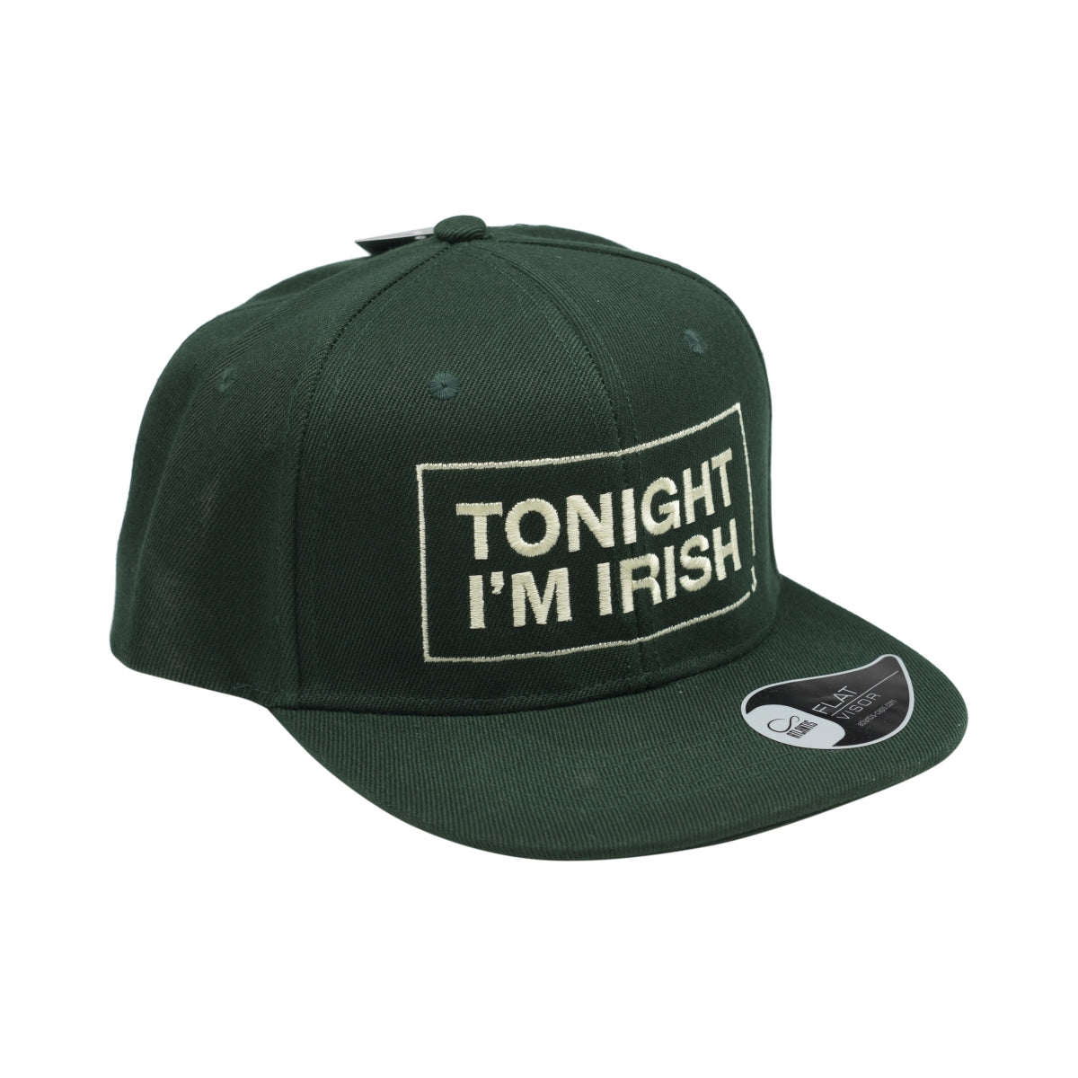 Cappellino Jameson Whiskey Snapback verde "Tonight I'm Irish" Cappello Cappellino