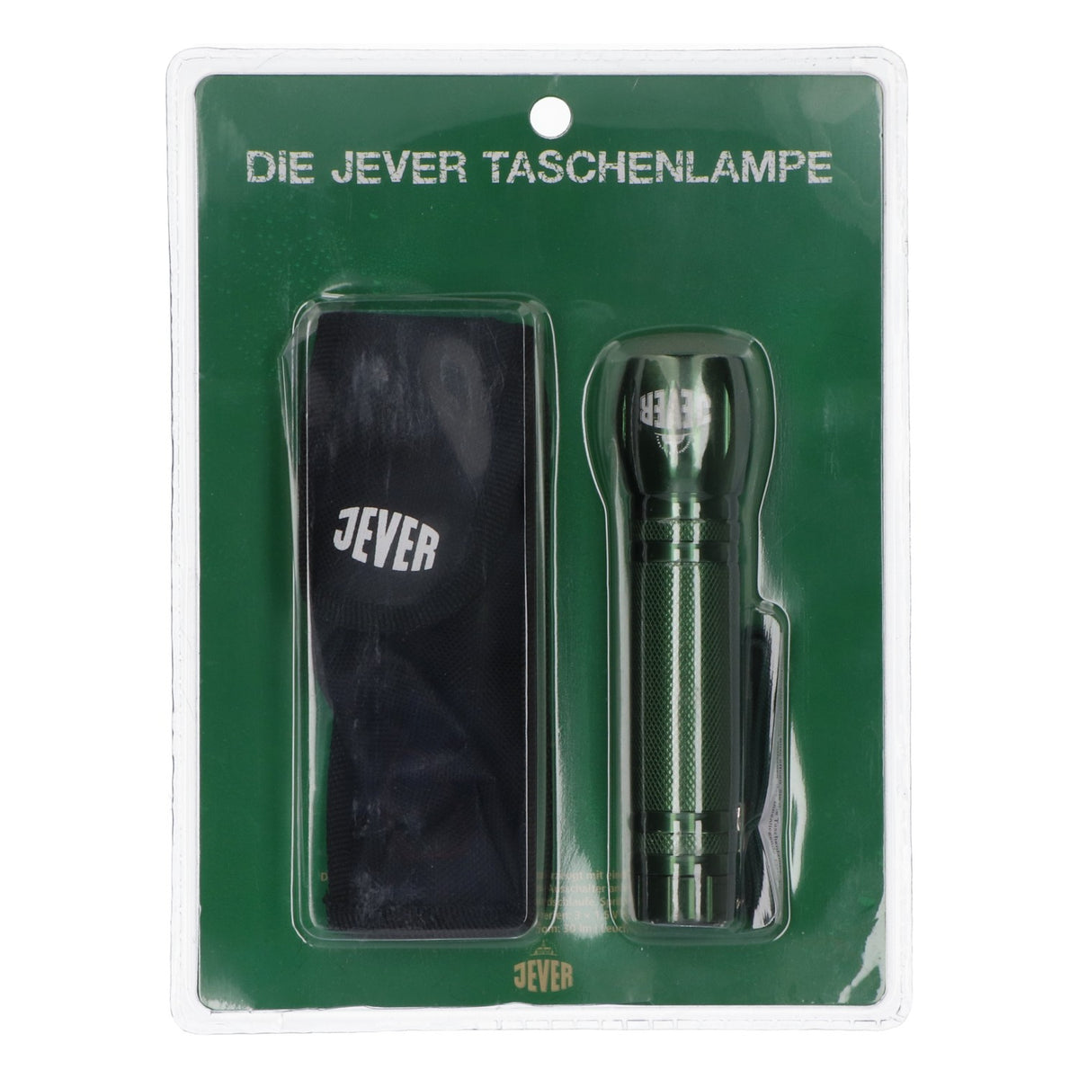 Torcia LED da esterno Jever Bier in alluminio interamente in metallo, molto luminosa – Vista 3