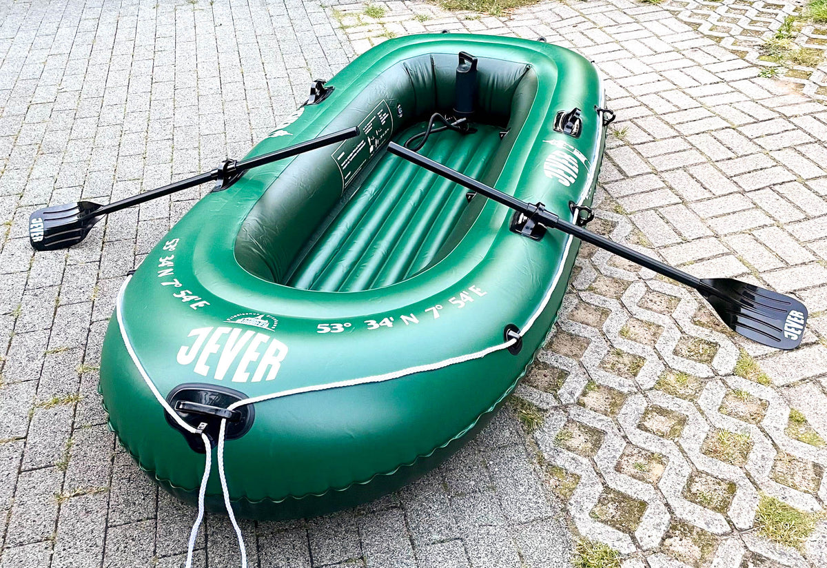 Jever Birra Gommone da esterno Canoa a remi Barca a remi 3 persone Pagaia