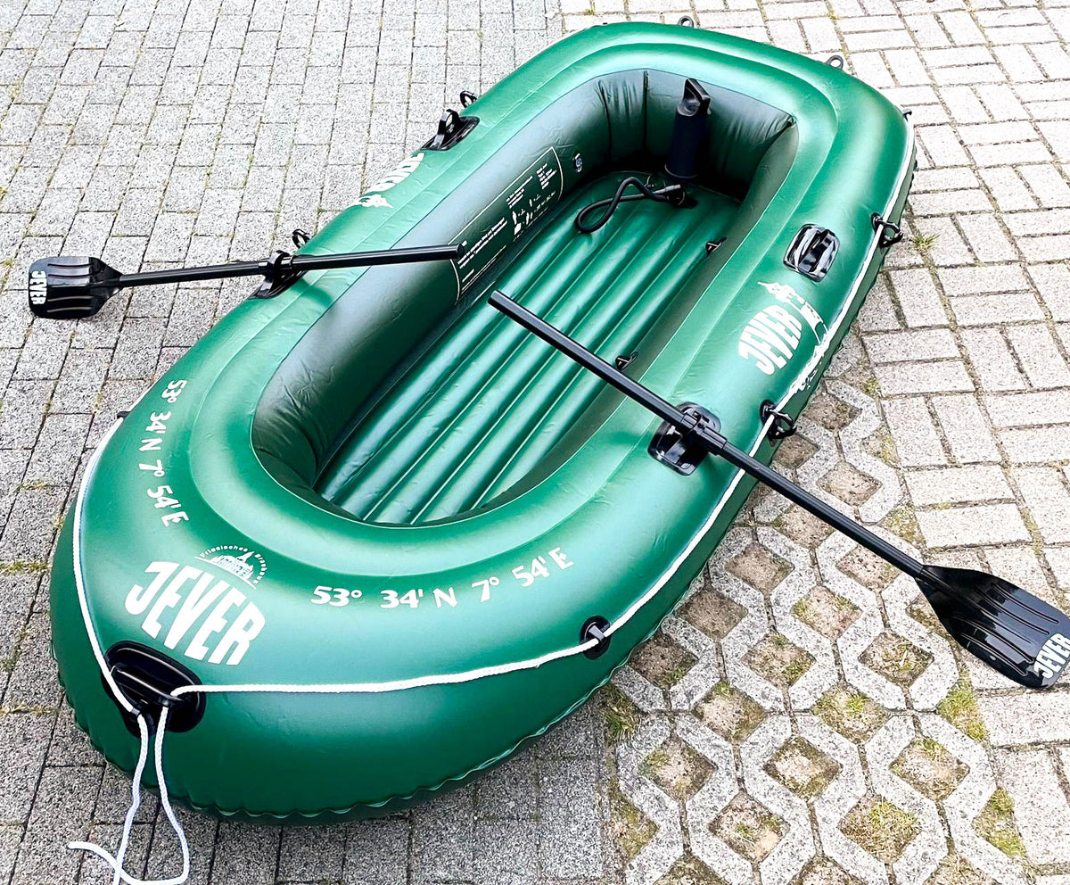 Jever Birra Gommone da esterno Canoa a remi Barca a remi 3 persone Pagaia – Vista 10